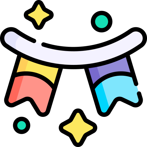 Bunting free icon Bunting free icon