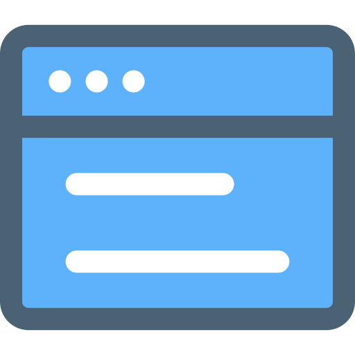 Web page Generic Blue icon