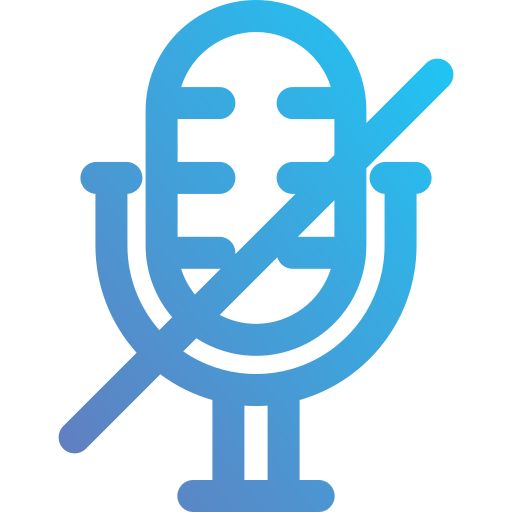 silencio icono gratis