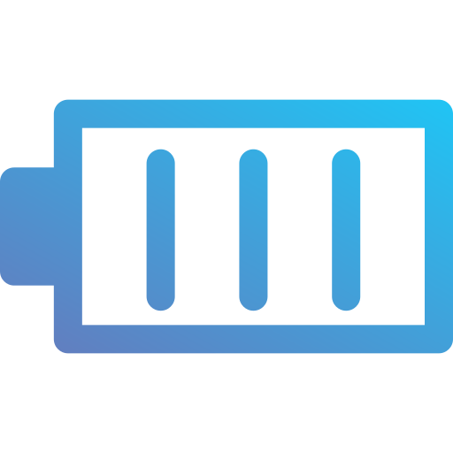 Full battery Generic Flat Gradient icon