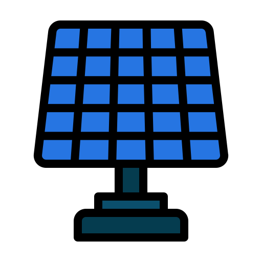 Solar panel Generic Outline Color icon