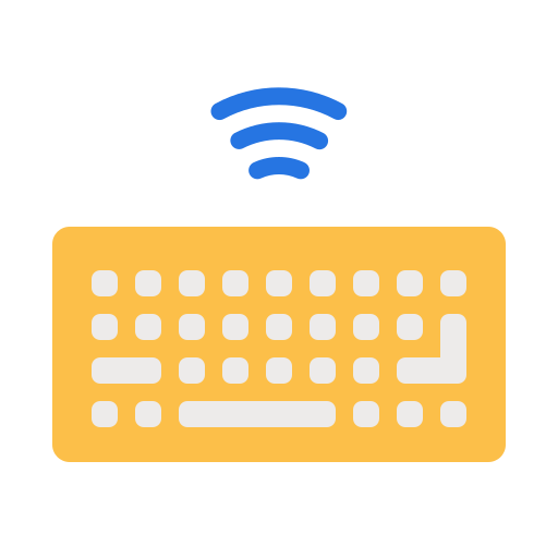 teclado inalambrico icono gratis