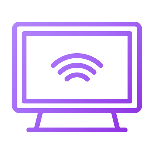 televisión inteligente icono gratis