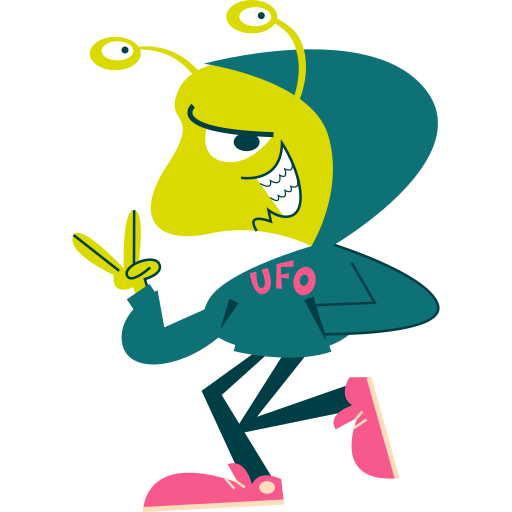 extraterrestre gratis sticker