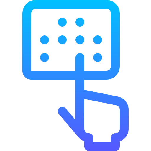 braille Icône gratuit braille Icône gratuit
