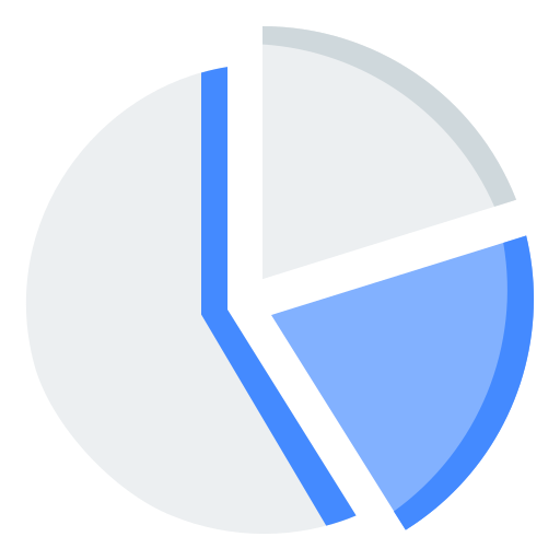 gráfico circular icono gratis