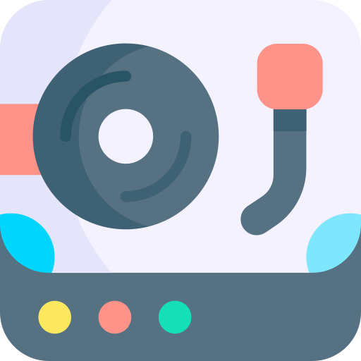 Vinyl player free icon