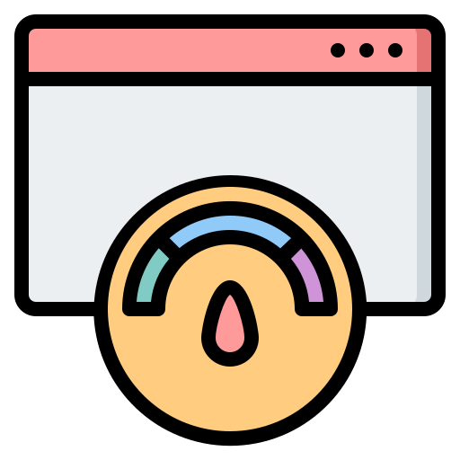 velocidad de página icono gratis