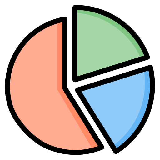 gráfico circular icono gratis