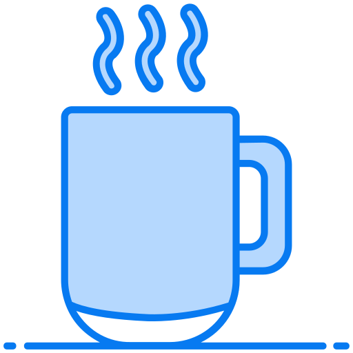 Coffee Mug Generic Blue Icon