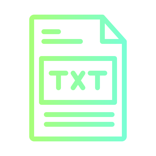 txt icono gratis