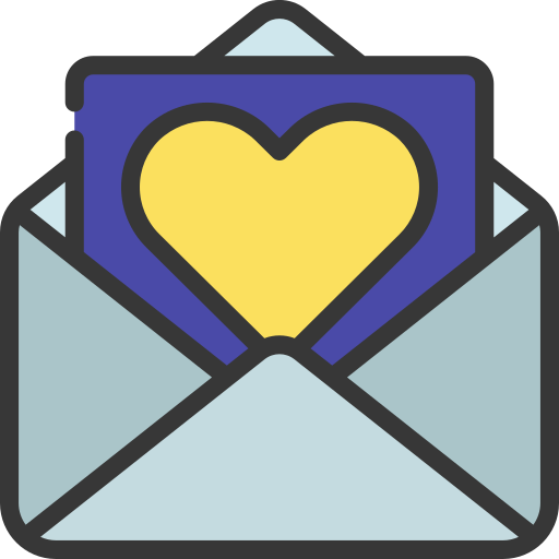 lettres d'amour Icône gratuit lettres d'amour Icône gratuit