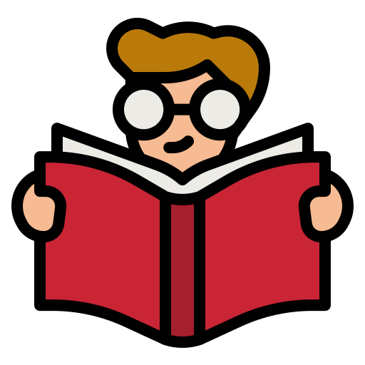 lisant un livre Icône gratuit lisant un livre Icône gratuit