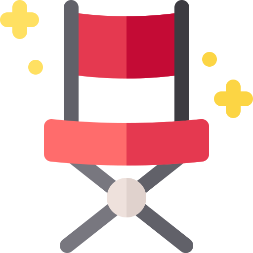 silla de director icono gratis