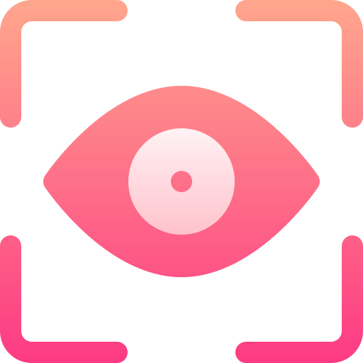 Eye scan free icon Eye scan free icon