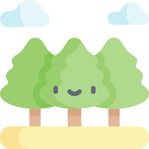 Forest Kawaii Flat icon