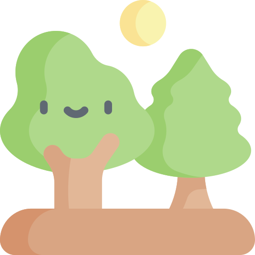 Tree Kawaii Flat icon