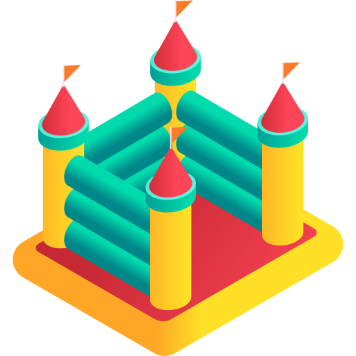 Inflatable castle  free icon