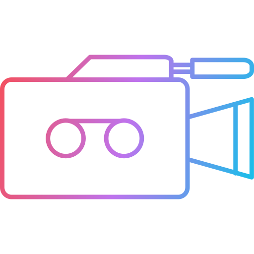 camara de video icono gratis