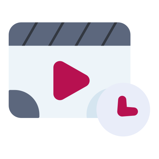 Video clip - free icon