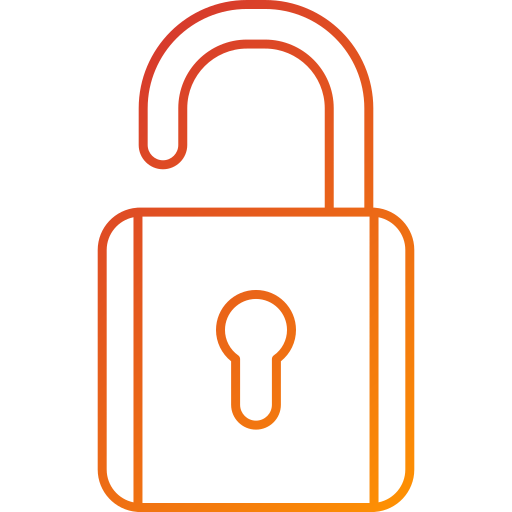 desbloqueado icono gratis