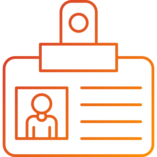 tarjeta de identificación icono gratis