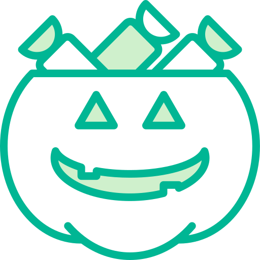 dulce de halloween icono gratis