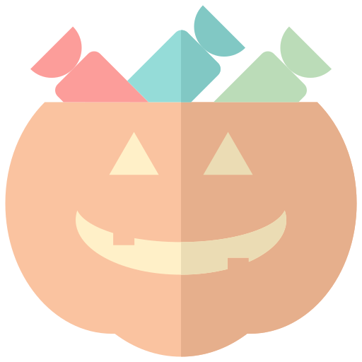 dulce de halloween icono gratis