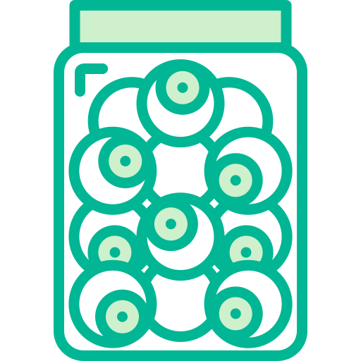 tarro de ojos icono gratis