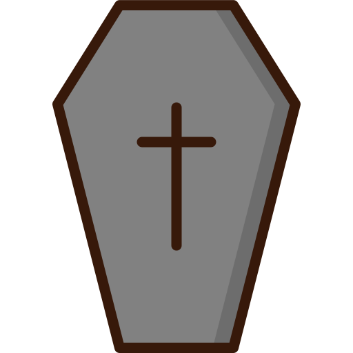 Coffin Generic Outline Color icon