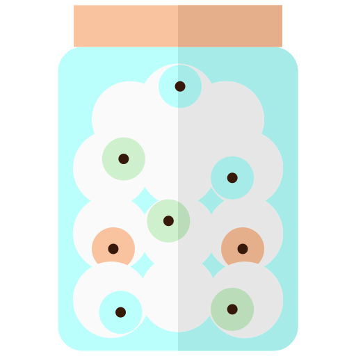 tarro de ojos icono gratis