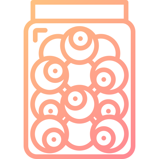 tarro de ojos icono gratis