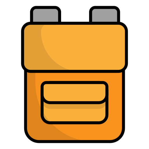 bolsa para la escuela icono gratis