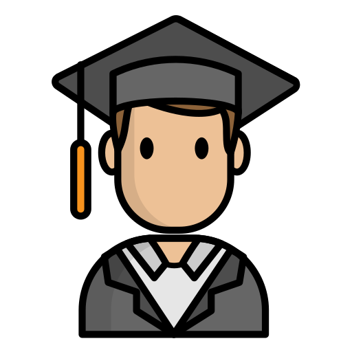 graduación icono gratis