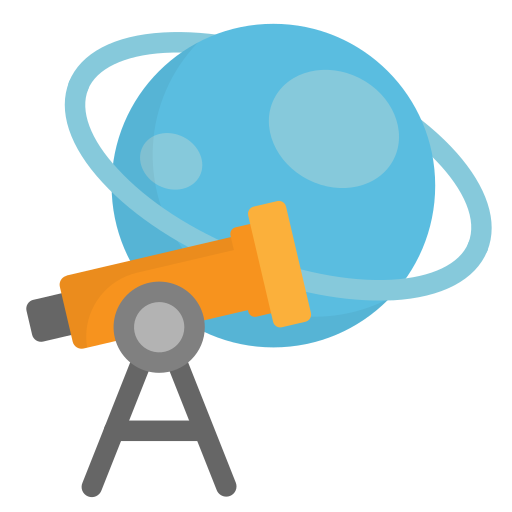 astronomía icono gratis