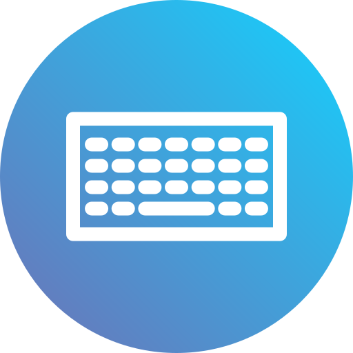 Keyboard Generic Gradient icon