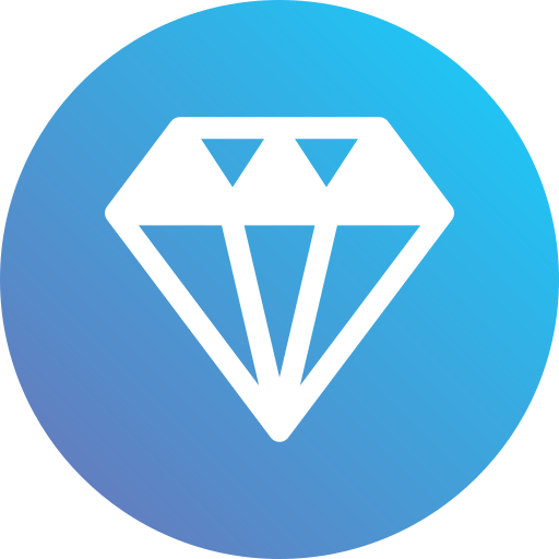 Diamond Generic Flat Gradient icon