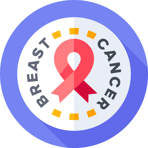 Breast cancer free icon