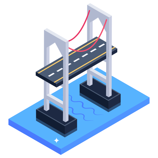 Bridge free icon Bridge free icon