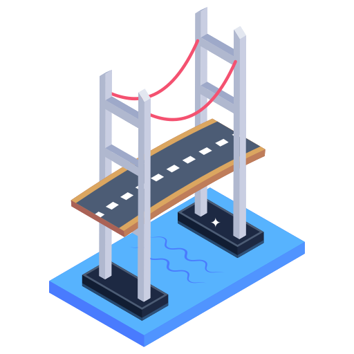 Bridge free icon Bridge free icon