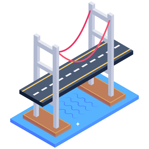 Bridge free icon Bridge free icon