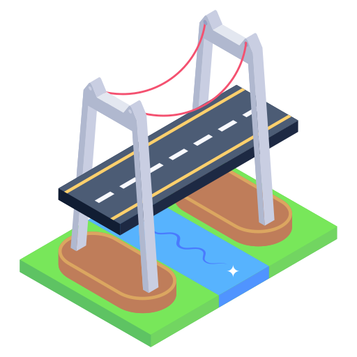 Bridge free icon