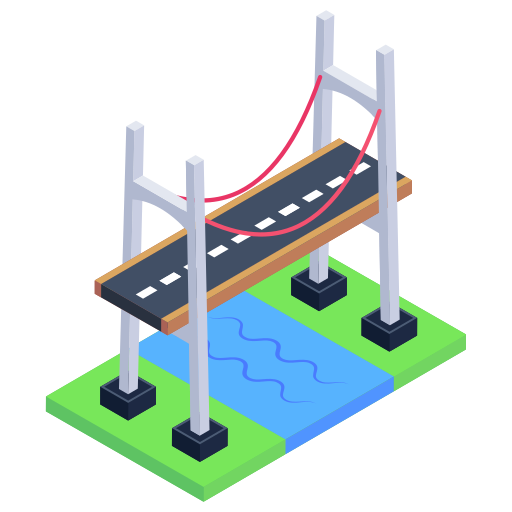 Bridge free icon