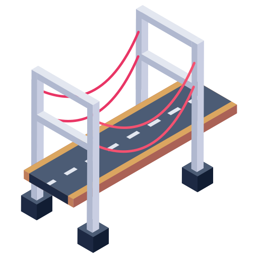 ponte grátis ícone ponte grátis ícone