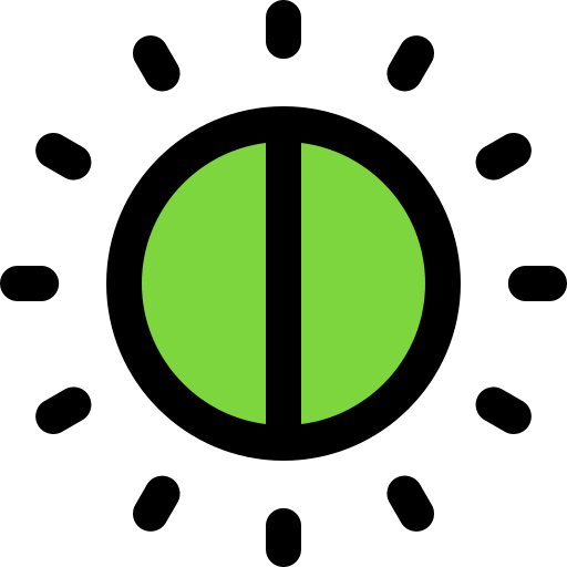 contraste icono gratis