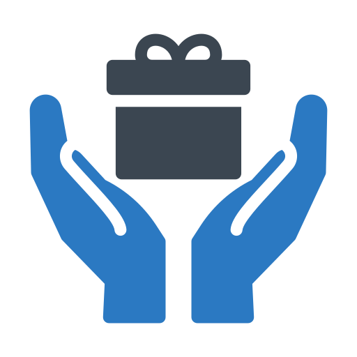 caja de regalo icono gratis