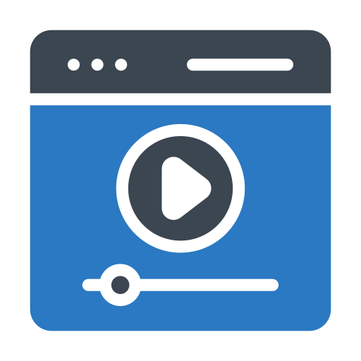 reproductor de video icono gratis