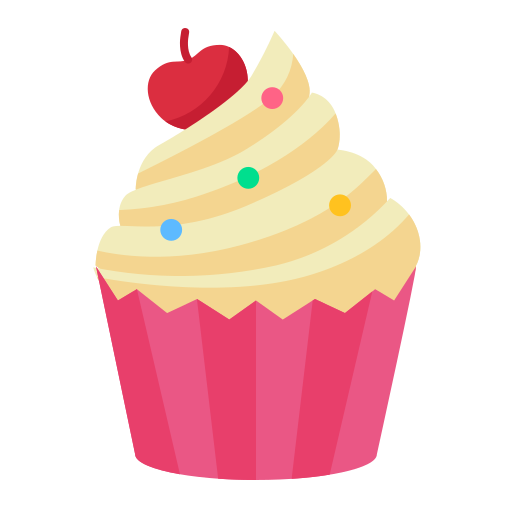 Generic Flat Cupcake icon