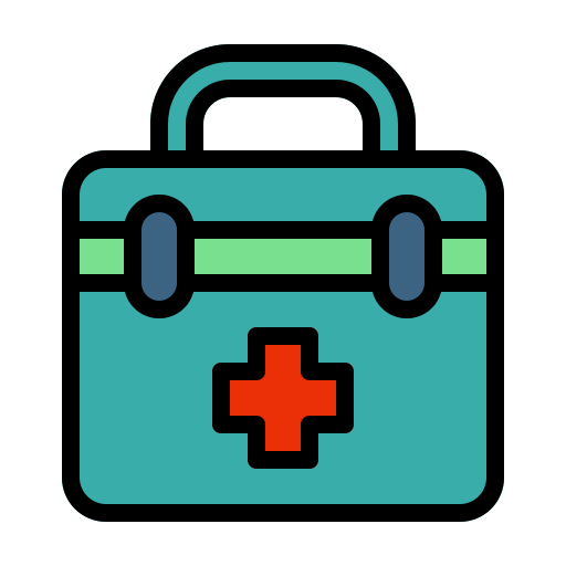 First aid kit Generic Outline Color icon