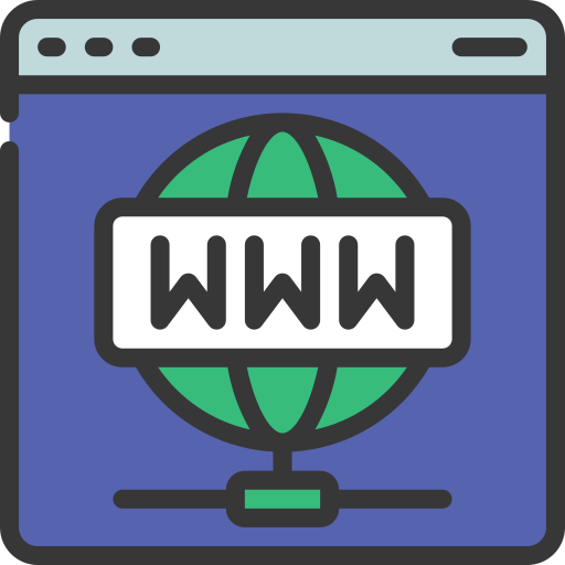 alojamiento web icono gratis